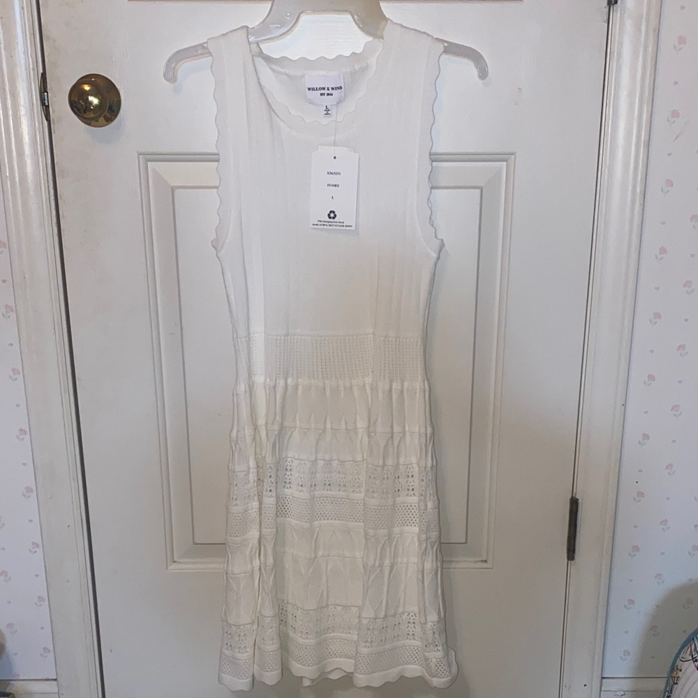 Ivory Sleeveless Dress - NWT - Ladies Size Large
